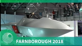 Farnborough 2018 Tempest Fighter Jet launch [upl. by Ahsilav898]