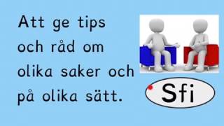 Att ge tips och råd [upl. by Gunthar]