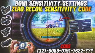 NEW UPDATE 33 🔥BEST SENSITIVITY CODECONTROL SETTINGS BGMIPUBG MOBILE  BGMI AFTER UPDATE 33 [upl. by Clite]