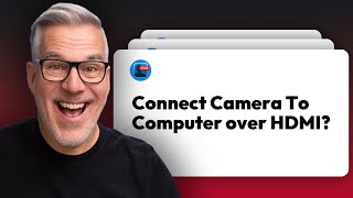 How to connect your camera to your computer via HDMI cable [upl. by Sibilla]