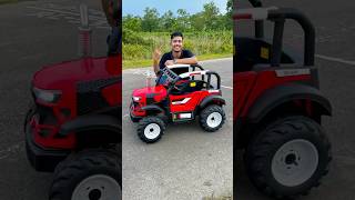 12V Battery Operated RideOn Tough RC Tractor [upl. by Orest]