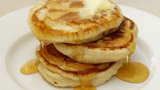 How To Make Thick Pancakes  4 Ingredients [upl. by Columbus]