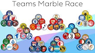 UEFA Marble Race Tournament  60 Best Football Clubs [upl. by Zerla946]