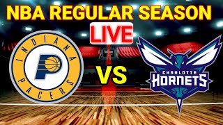 Indiana Pacers vs Charlotte Hornets  2023 NBA REGULAR SEASON LIVE SCORE [upl. by Zalea81]