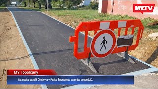 Výstavba druhej etapy cyklistického okruhu mesta Topoľčany je v plnom prúde [upl. by Eicnahc99]