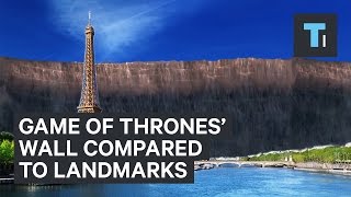 quotGame of Thronesquot Wall Compared To Landmarks [upl. by Yim724]