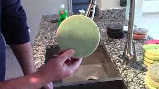 Best Way To Clean Polishing Pads  Amazing [upl. by Fatimah]