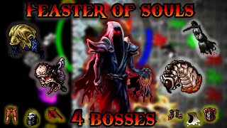 4 Bosses Feaster of Souls  con tips para derrotar rápido y sencillo a los jefes  Bosstiary y loot [upl. by Maitland788]