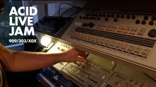 Acid Live Jam  TR909  BassBot TT303  x0xb0x [upl. by Queston]