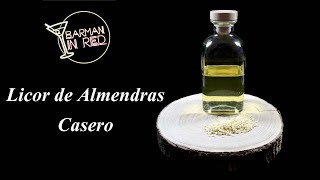 COMO HACER UN LICOR DE ALMENDRAS CASERO [upl. by Nottnerb]