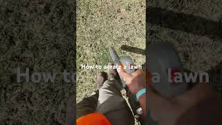 How To Aerate a Lawn correctly [upl. by Alisan]