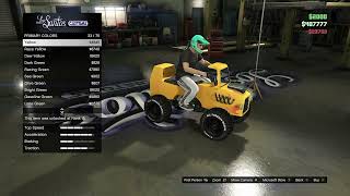 GTA ONLINE Nagasaki Hot Rod Blazer Plus Lap Time [upl. by Radnaskela351]