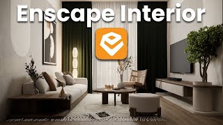 Realistic Rendering for Interior Designers SketchUp  Enscape [upl. by Nirot]