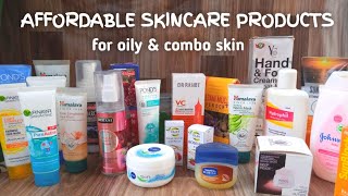 AFFORDABLE Skincare routine for OILY  COMBINATION TO OILY SKIN [upl. by Janette945]