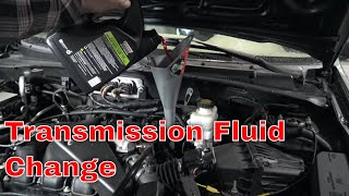 How To Change The Transmission Fluid in Ford Escape Mercury Mariner Mazda Tribute [upl. by Boar755]