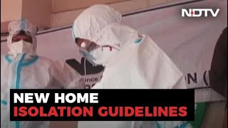 Covid19 News Home Isolation Rules For Mild Asymptomatic Cases Revised [upl. by Llesirg]