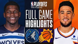 3 TIMBERWOLVES at 6 SUNS  FULL GAME 4 HIGHLIGHTS  April 28 2024 [upl. by Arikihs]