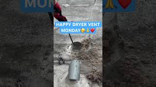 DRYER vent cleaning youtuber viralvideo viralshorts milestone popular homeowner algorithm [upl. by Eseila]