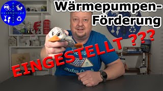 Wärmepumpen Förderung eingestellt  BAFA stoppt alle Anträge [upl. by Holcman]