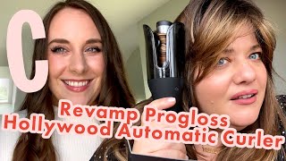 Revamp  Progloss Hollywood Curl Automatic Rotating Curler  Hair Tutorial [upl. by Vrablik493]