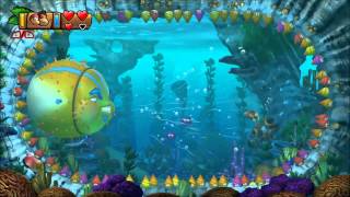 Donkey Kong Country Tropical Freeze  100 Walkthrough  4Boss Fugu FaceOff [upl. by Bigg]