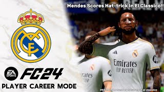 Mendes Scores Hattrick Vs Barcelona  EAFC 24 Player Career Mode Episode 63 [upl. by Gayleen]