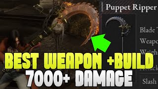 Lies Of P Best Weapon 7000 Damage Scythe Puppet Ripper Best Technique Motivity Build Dexterity [upl. by Memberg]