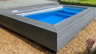 Heated Splash Pool  Dip Pool Construction Semi InGround – Step by Step [upl. by Norrej]