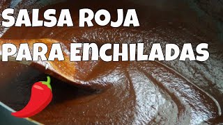 Salsa Roja para Enchiladas Casera  The Frugal Chef [upl. by Fachanan]