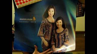 Singapore Airlines Calendar 2010 [upl. by Marciano]