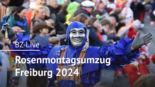 Rosenmontagsumzug in Freiburg 2024 [upl. by Bunow]