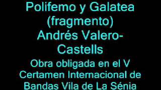 Polifemo y Galatea fragmento Andrés ValeroCastells [upl. by Alemat]