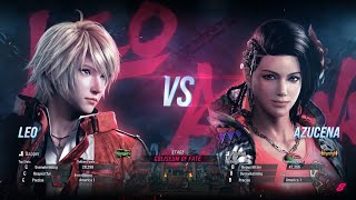 Tekken 8 Dapper Leo vs NOMAR Azucena Day1 Replays [upl. by Lleznol]