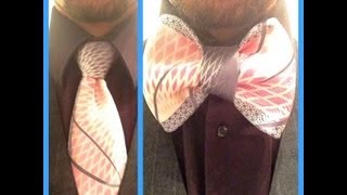 How to turn your Necktie into a Bowtie [upl. by Lindly]