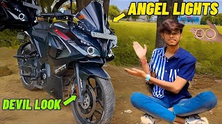 Ring Light Installation In Rs200 🔥  Angel Light Installation In Rs200  New Look Of Rs 200 😍 [upl. by Gunning]