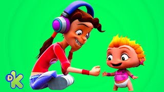 Wat y Dolores pasan tiempo juntas  Mini Beat Power Rockers  Discovery Kids [upl. by Inait]