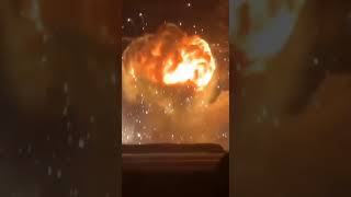 Ammo Depot Explosion Russia Tichorezk  20924 [upl. by Mcnalley]