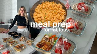 EASY MEAL PREP FOR WEIGHT LOSS  quick amp healthy recipes for the week [upl. by Petrick]