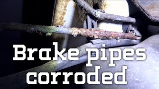 Brake pipes corroded [upl. by Llertrac783]