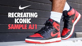 Recreating The Iconic Air Jordan 1 With A Nike Dunk Sole [upl. by Yluj69]