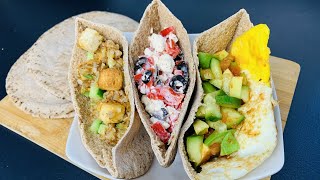 4 HEALTHY Pita Bread Recipes Ideas Pita Pocket Sandwiches  Pita Bread Fillings Ideas [upl. by Sekyere]