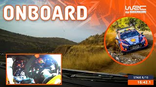 FULL ONBOARD  SS8 NeuvilleWydaeghe  WRC EKO Acropolis Rally Greece 2023 [upl. by Nivrem]