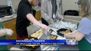 Mooreville High School special education students serving breakfast with a purpose [upl. by Analak]