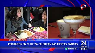 Santiago de Chile peruanos celebran Fiestas Patrias con sabor y tradición [upl. by Ardnaek]