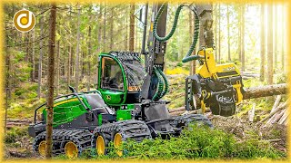 AMAZING FASTEST Tree Harvester Machine  Best Forestry amp Logging Equipment [upl. by Jariah]