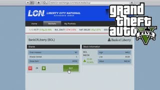 GTA 5  How To Buy amp Sell Stocks  Make Money FAST Stock Market Tutorial GTA V [upl. by Carisa724]