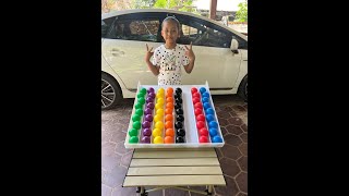 Puzzle sort ball game solve challenge with new game board very smart color line up [upl. by Jobie]