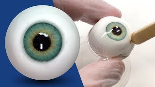 How to Make EASY REALISTIC Eyeballs Out of Polymer Clay [upl. by Siduhey]