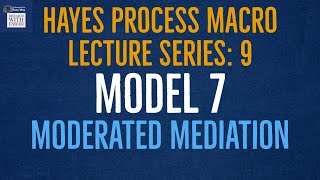 9 Hayes Process Macro SPSS  Model 7  Moderated Mediation Analysis [upl. by Fauman]