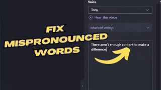 Fix pronunciation errors for Clipchamp AI voices [upl. by Kciredes]